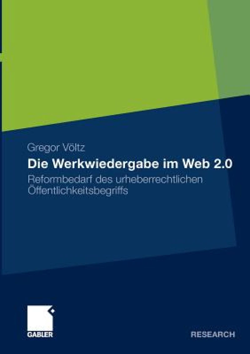 Die Werkwiedergabe im Web 2.0