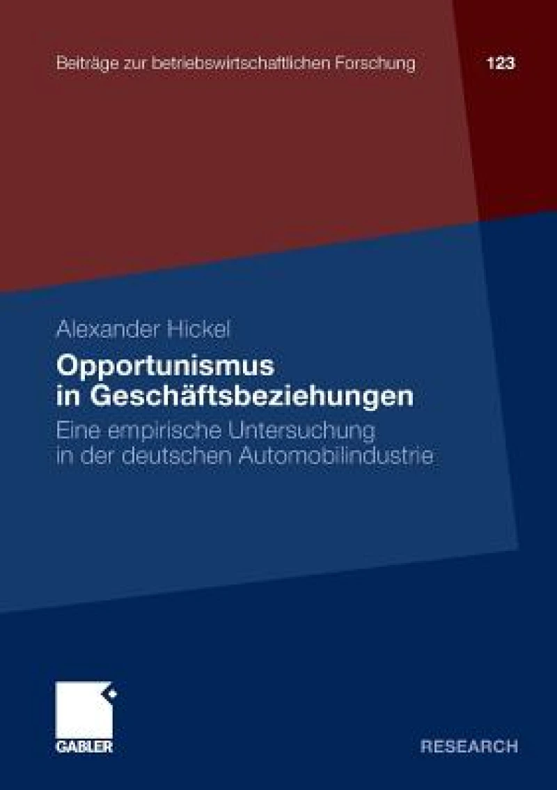 Opportunismus in Geschäftsbeziehungen