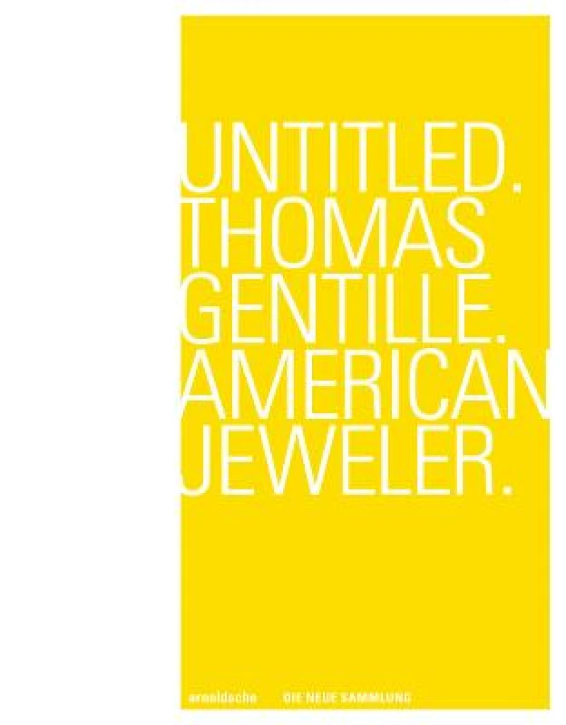 Untitled. Thomas Gentille. American Jeweler.