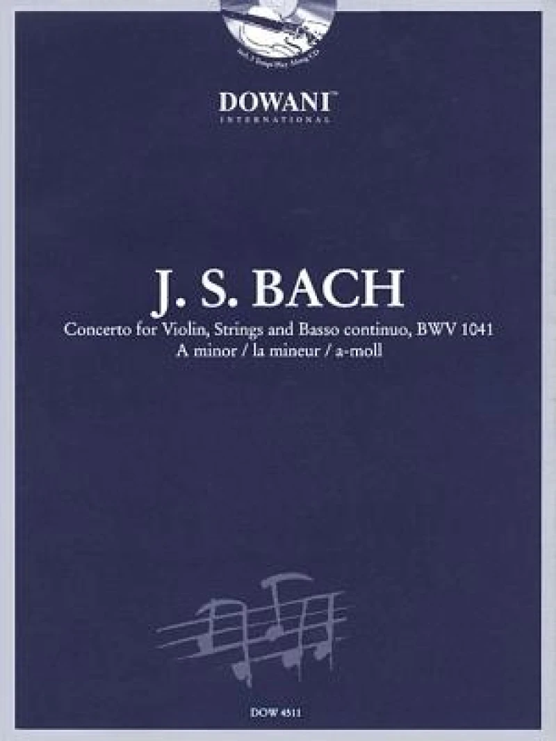 CONCERTO FOR VIOLINSTRINGS BASSO CONT BW