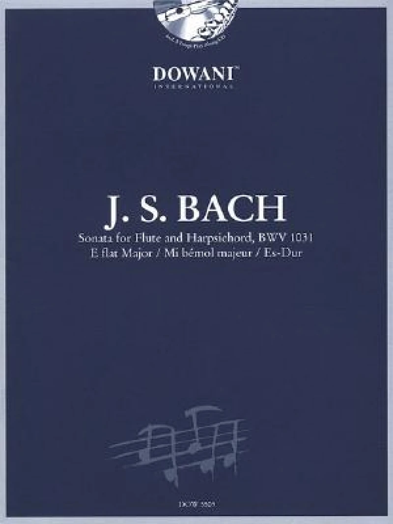 SONATA FOR FLUTE HARPSICHORD BWV1031 E F