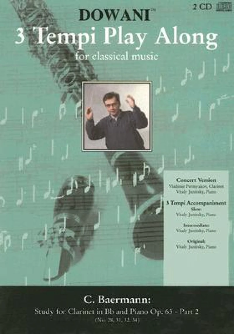 STUDY FOR CLARINET IN BB & PIANO OP 63 P