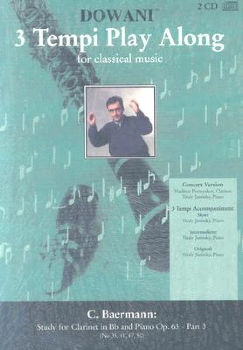 STUDY FOR CLARINET IN BB & PIANO OP 63 P