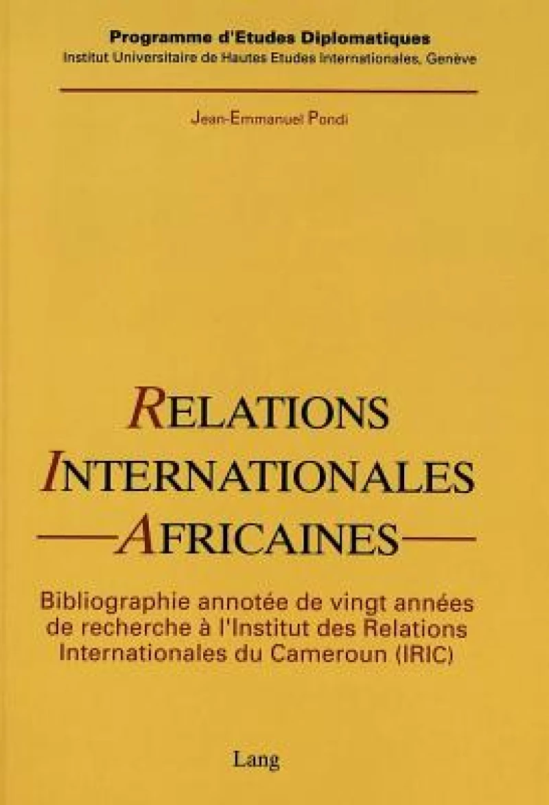 Relations internationales africaines