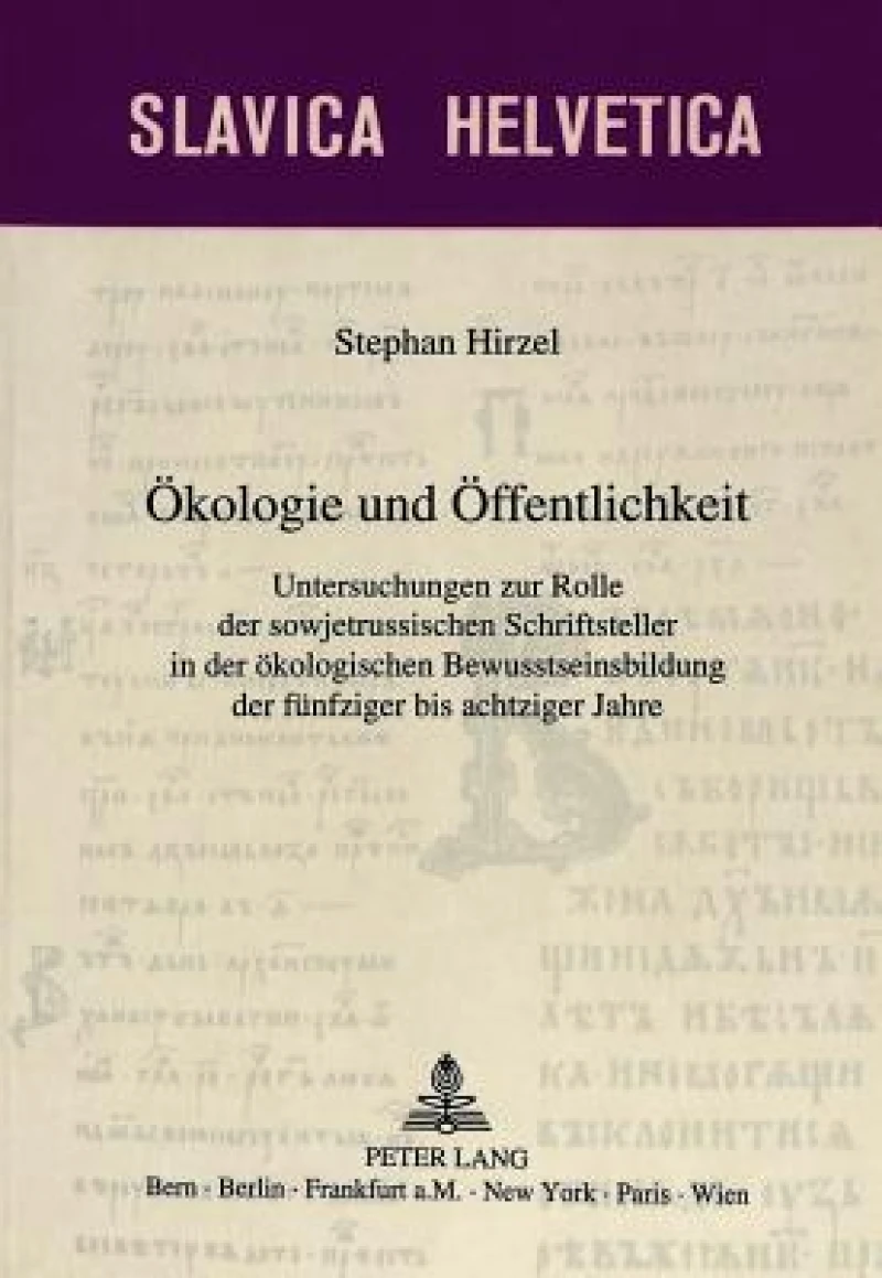Oekologie und Oeffentlichkeit