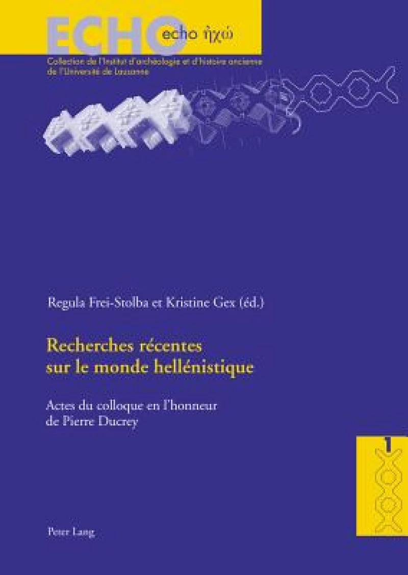 Recherches recentes sur le monde hellenistique