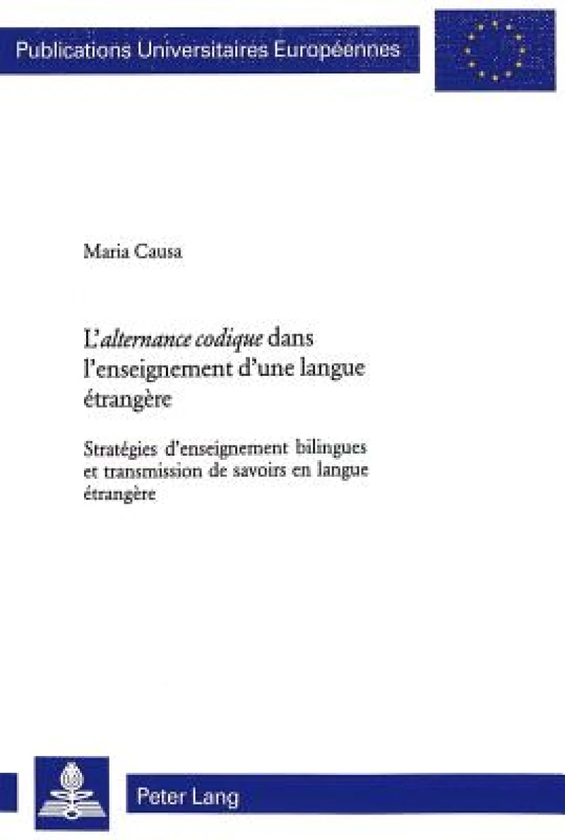 L’ «alternance codique» dans l’enseignement d’une langue étrangère