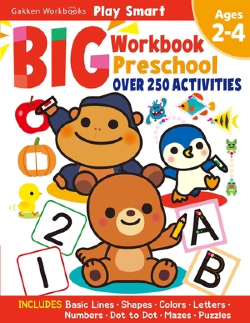 Play Smart Big Preschool Workbook Ages 2-4