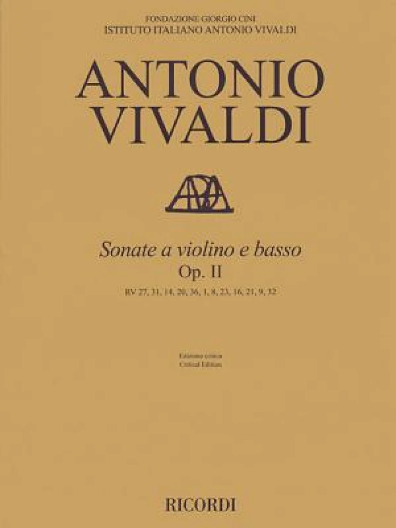 SONATE A VIOLINO E BASSO OP II