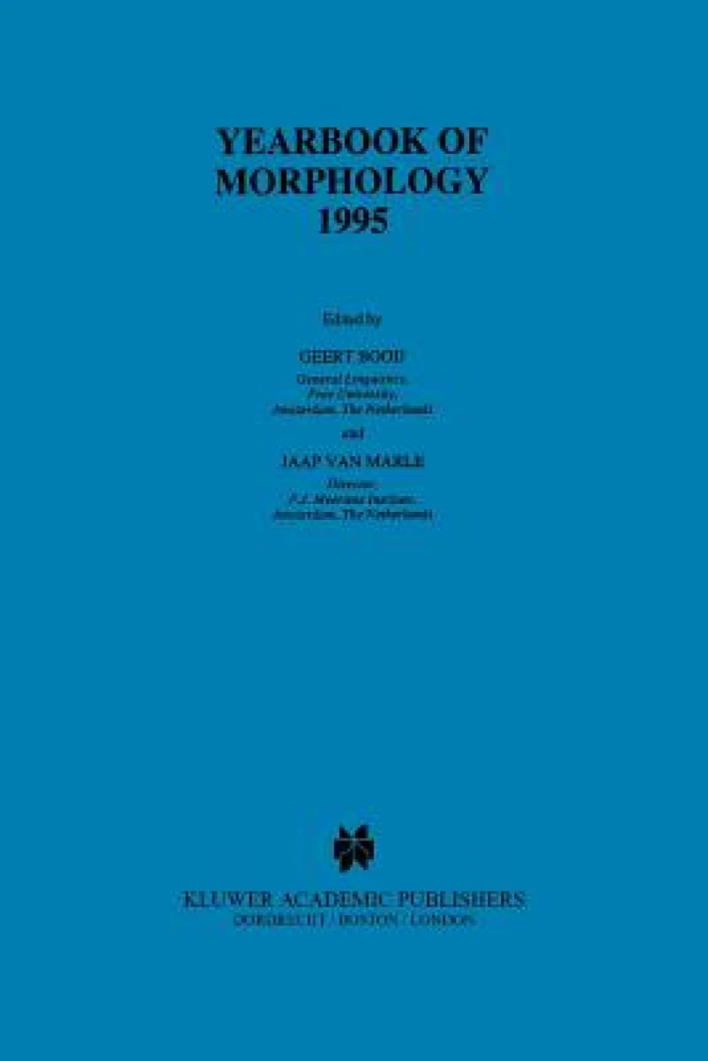 Yearbook of Morphology 1995