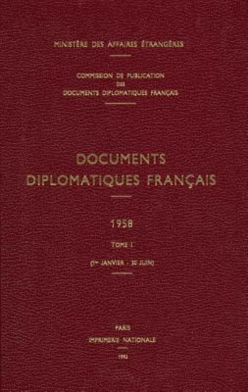 Documents Diplomatiques Francais