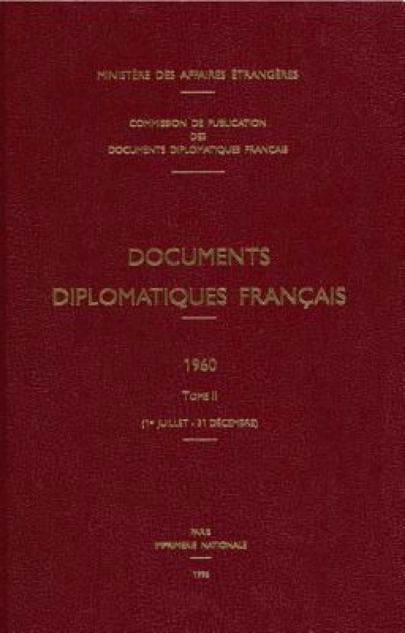 Documents Diplomatiques Francais
