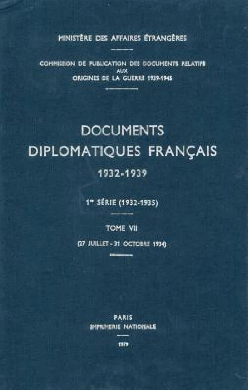Documents Diplomatiques Francais
