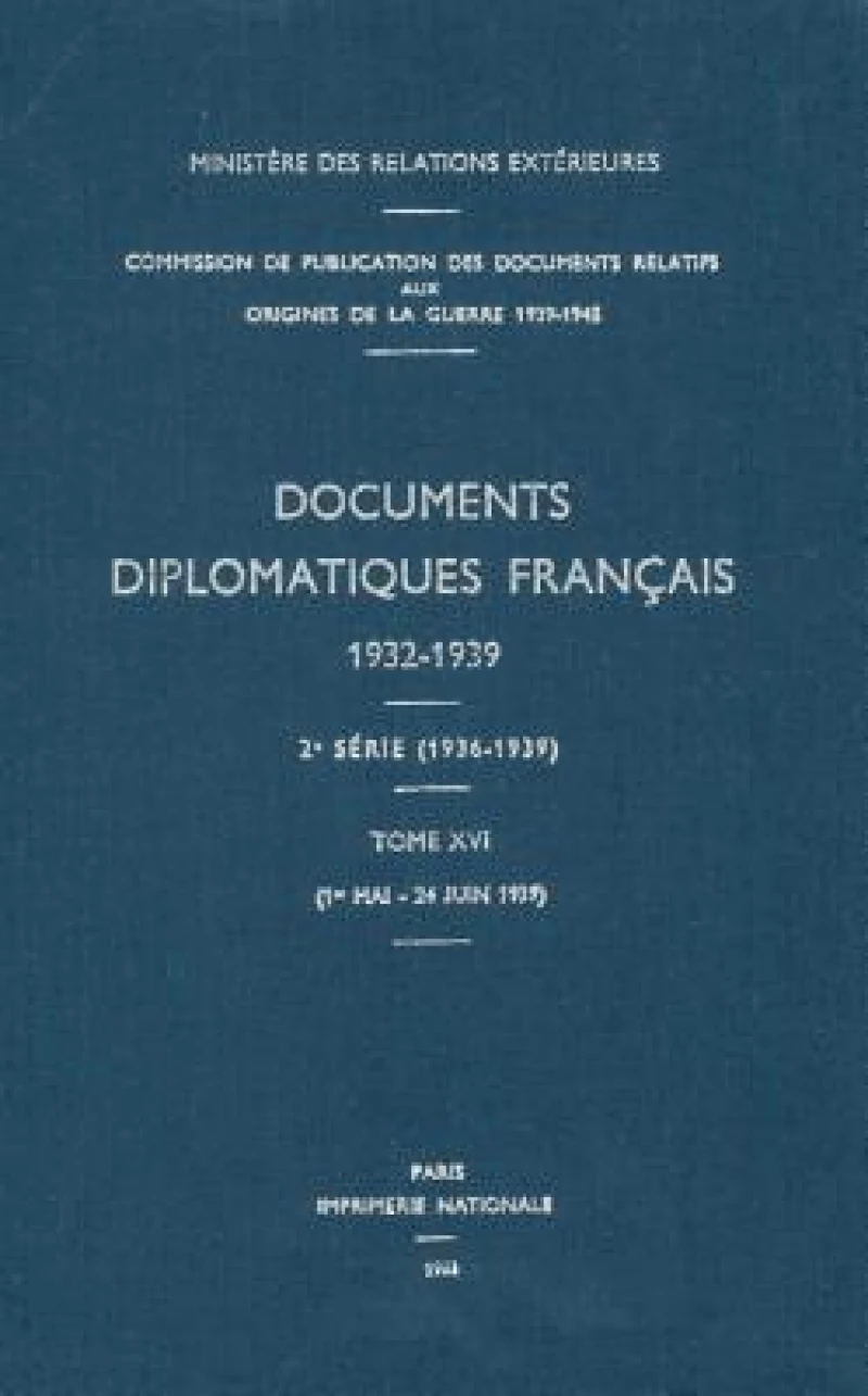Documents Diplomatiques Francais