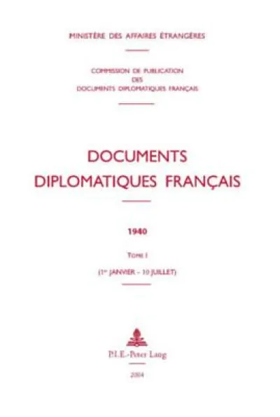 Documents Diplomatiques Francais