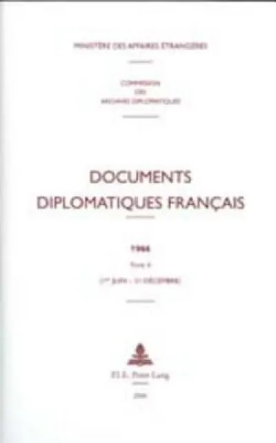 Documents Diplomatiques Francais