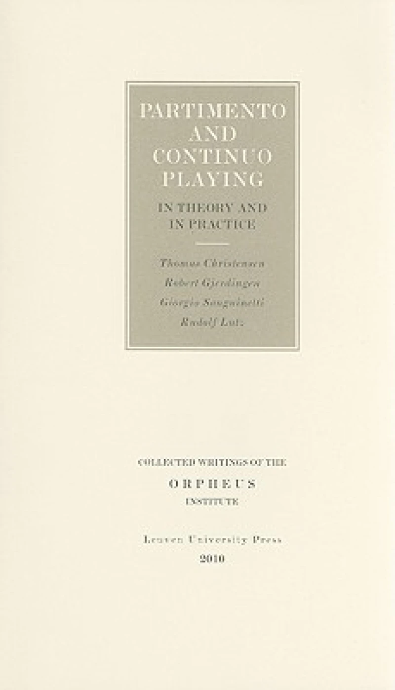 Partimento and Continuo Playing in Theory and in Practice