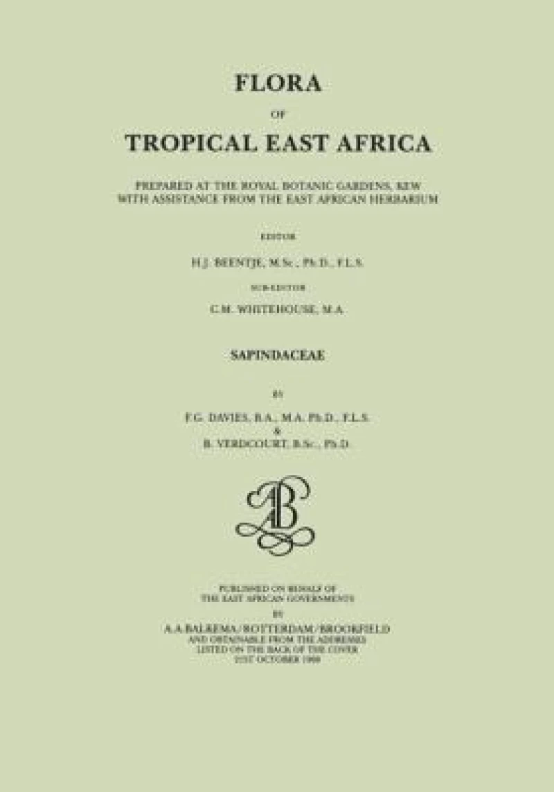 Flora of Tropical East Africa - Sapindaceae (1998)
