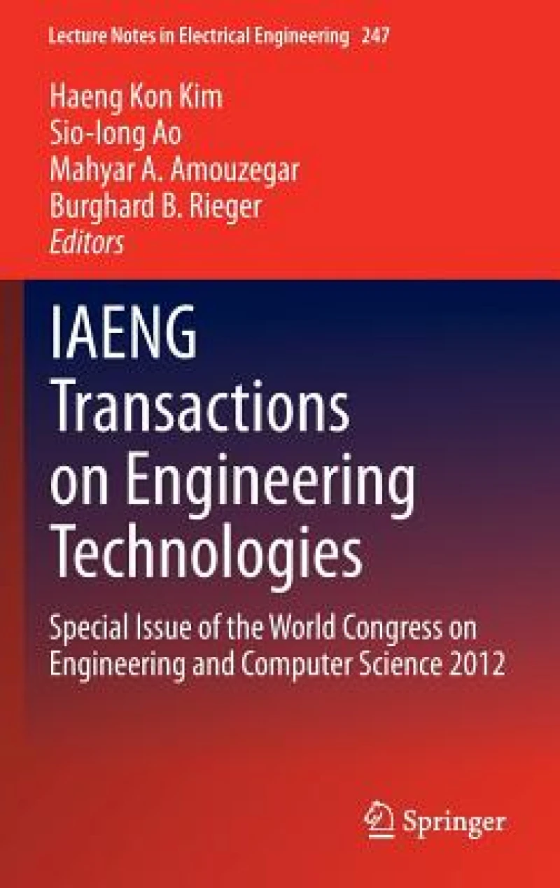 IAENG Transactions on Engineering Technologies