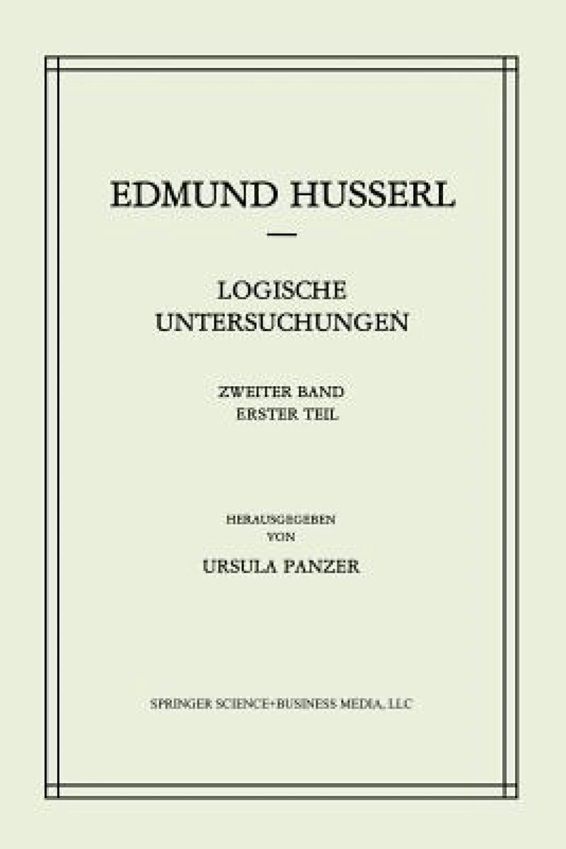 Logische Untersuchungen