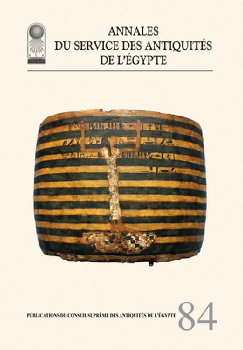 Annales du Service des Antiquites de l’Egypte