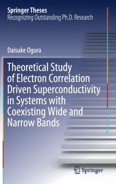 Theoretical Study of Electron Correlation Driven Superconductivity in Systems with Coexisting Wide and Narrow Bands