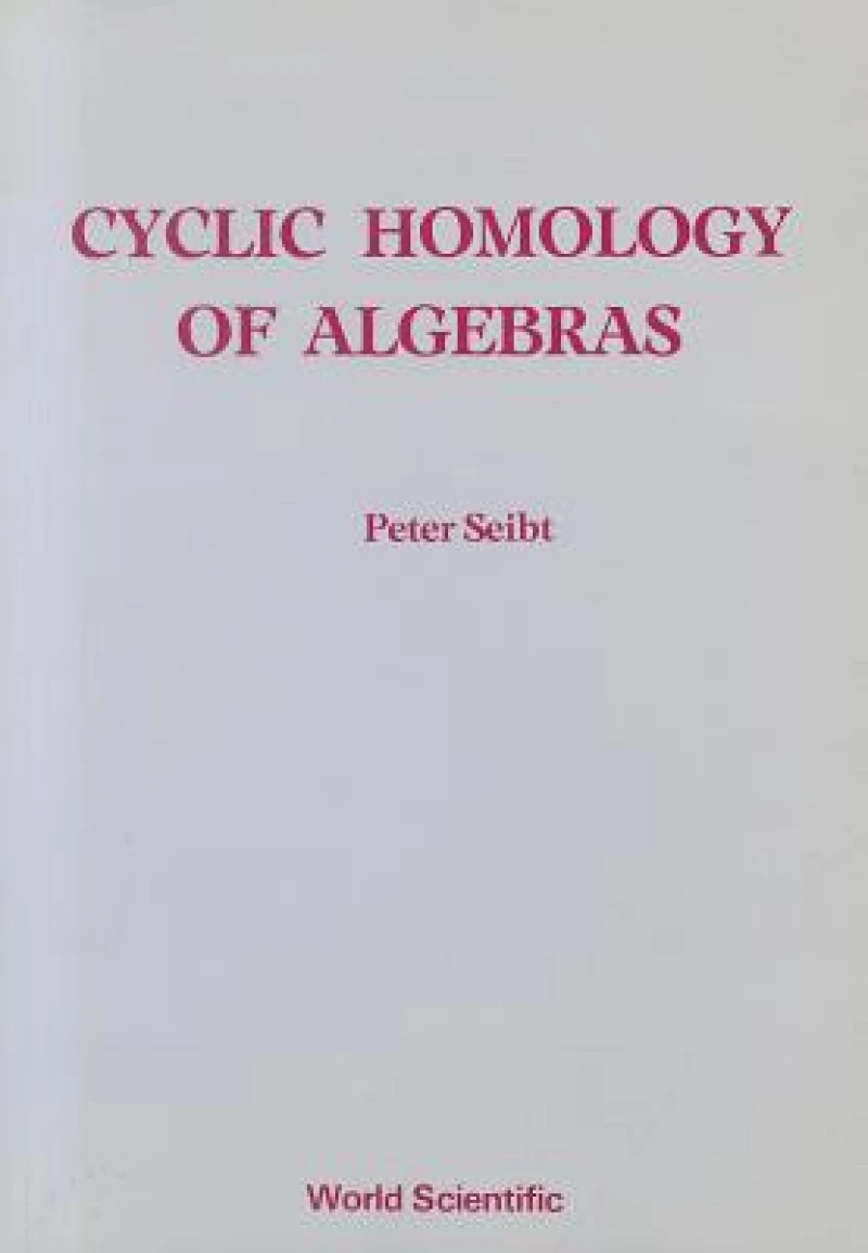 Cyclic Homology Of Algebras