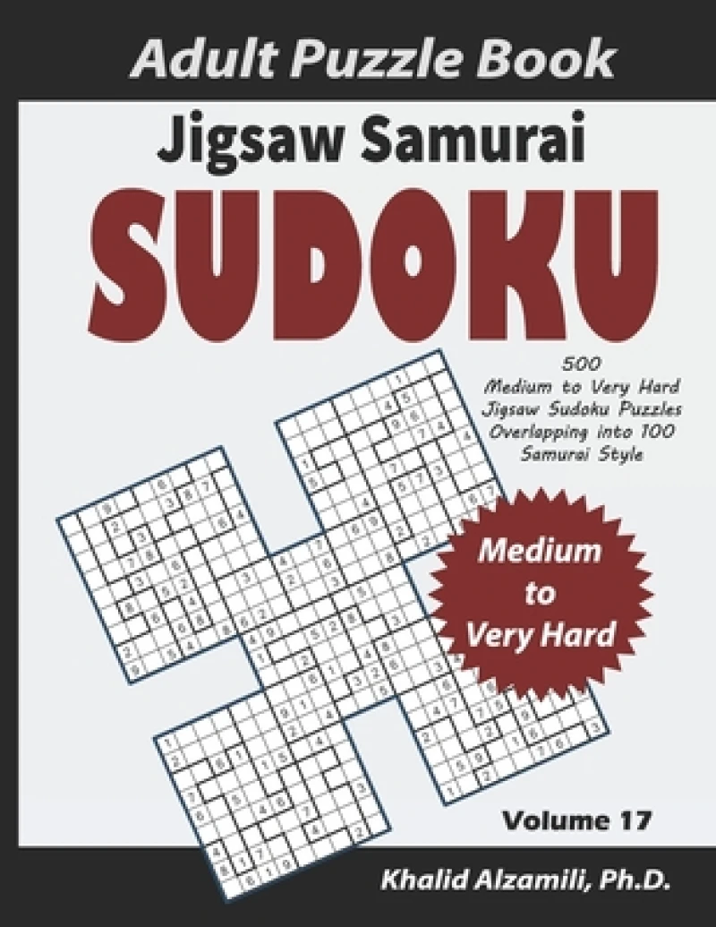 Jigsaw Samurai Sudoku Adult Puzzle Book