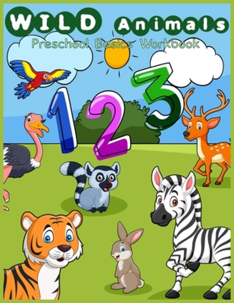 Wild animals Preschool basic workbook