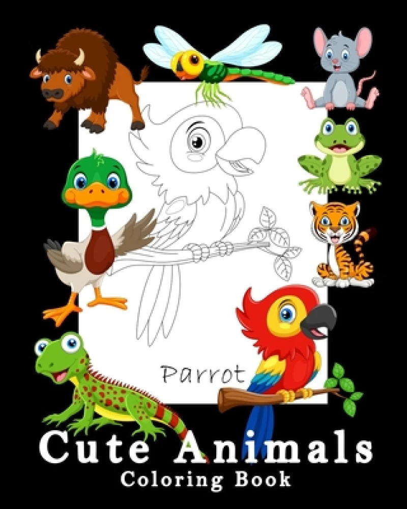 Cute Animals Coloring Book